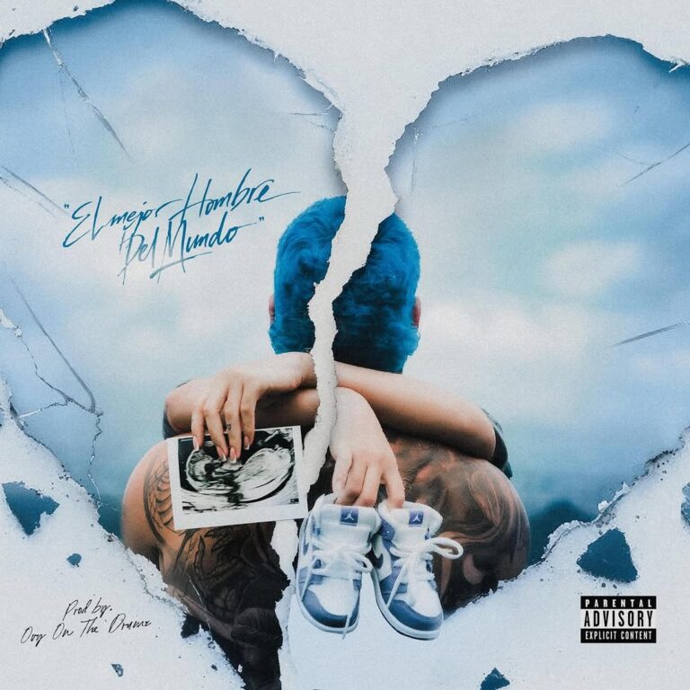 Blessd album cover The Best Man In The World blue aesthetic