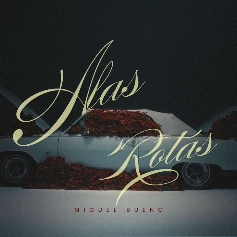 Official artwork for Miguel Bueno’s Latin Afrobeat single “Alas Rotas”
