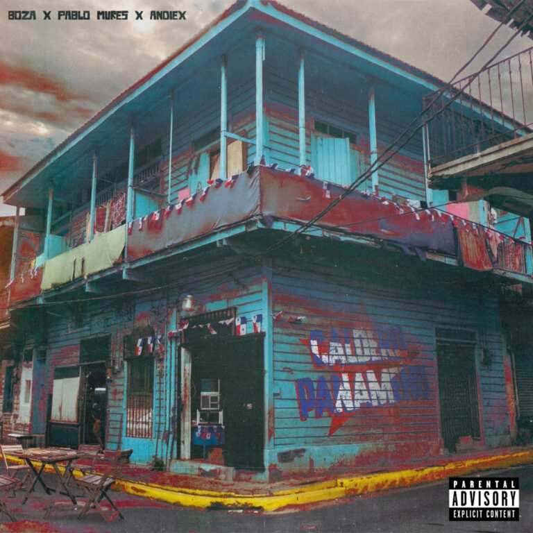 Boza, Pablo Mures, and Andiex in promotional artwork for “Caldero Panameño”