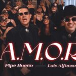 Pipe Bueno and Luis Alfonso promoting their single “A.M.O.R”