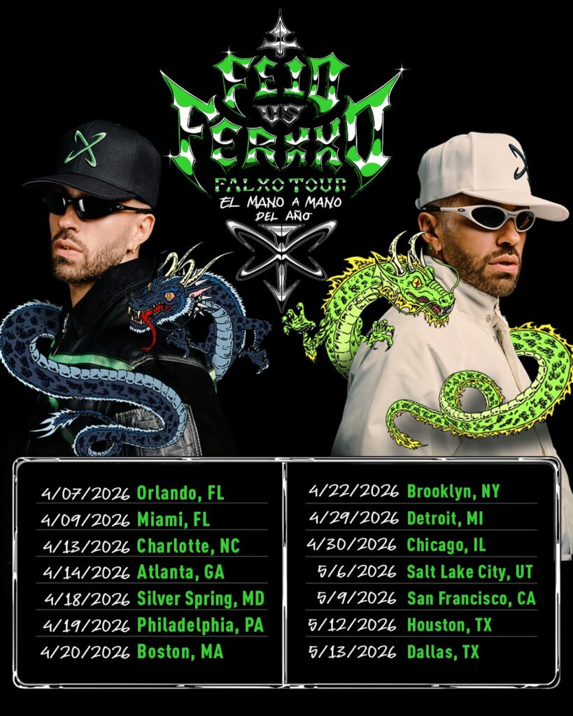 Feid 2026 Tour Flyer