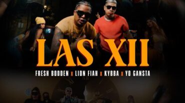 Fresh Bodden, Lion Fyah and Kybba Las XII official release artwork