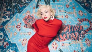 Mon Laferte promoting her new song “Nuestra Casa” from the Casa de los Espíritus soundtrack