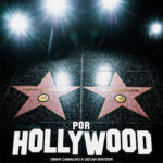 Omar Camacho and Óscar Maydón promoting “Por Hollywood” single artwork