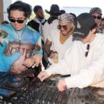 Rauw Alejandro and RØZ live at Coachella Weekend 1 pop-up performance