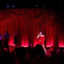 Zhamira performing during her Curita Para el Corazón tour in Puerto Rico