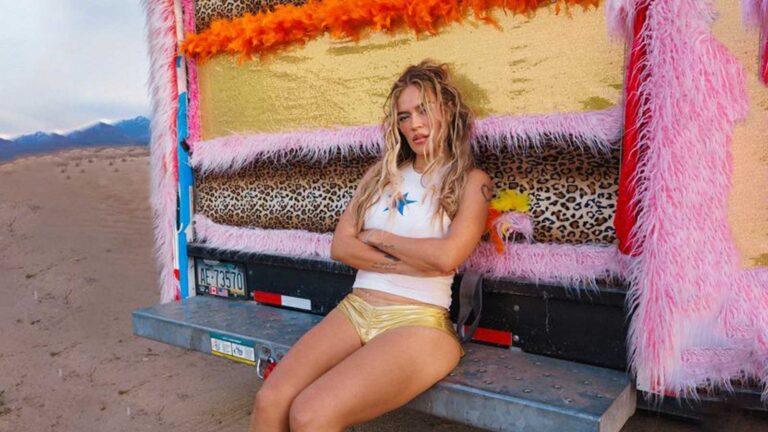 Karol G Viajando Por El Mundo Tropitour 2026 official tour poster