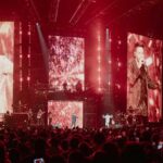 Romeo Santos and Prince Royce performing live on Better Late Than Never tour stage