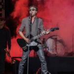 Andrés Cepeda singing onstage during his sold-out Bogotá La Gira tour