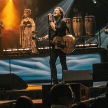 Carlos Vives onstage with La Provincia during Tour al Sol