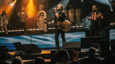 Carlos Vives onstage with La Provincia during Tour al Sol