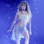 Karol G performing Ivonny Bonita at the 52nd American Music Awards in Las Vegas