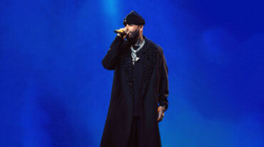 Nicky Jam performing during sold-out El Regreso a Casa concert at Coliseo de Puerto Rico