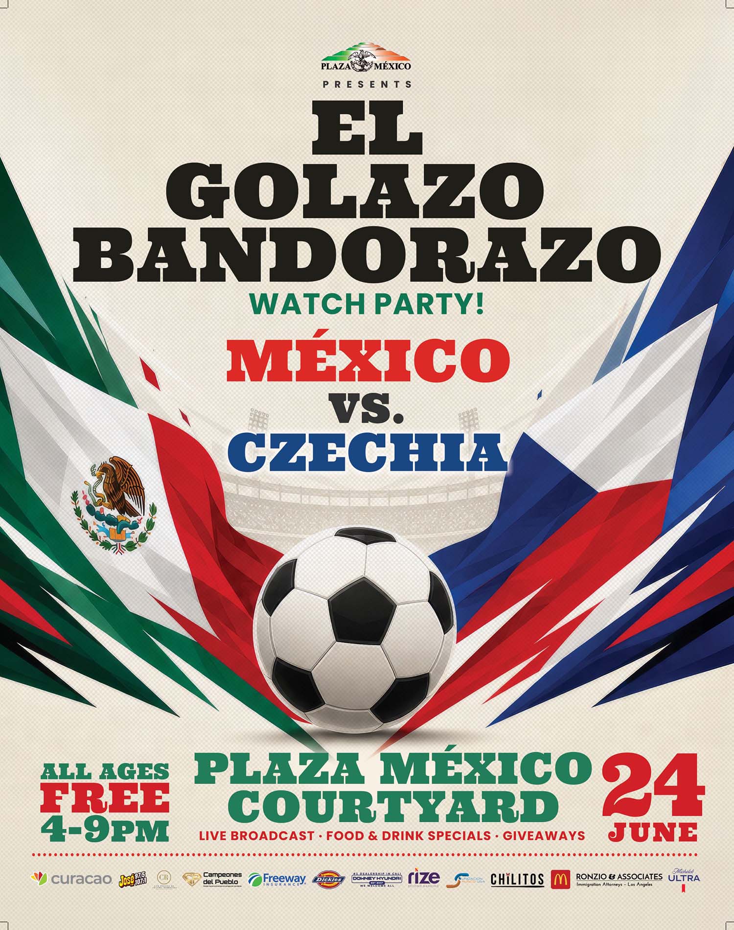 Plaza México to Host Massive ‘Golazo Bandorazo’ Watch Party for Mexico vs. Czechia World Cup Match