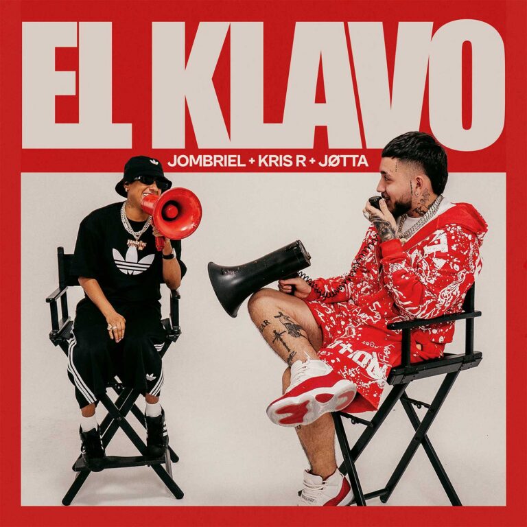 Official promotional image for Jombriel and Kris R's 2026 single "El Klavo."