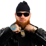 Miky Woodz posing during the release of his album Everything RiaL