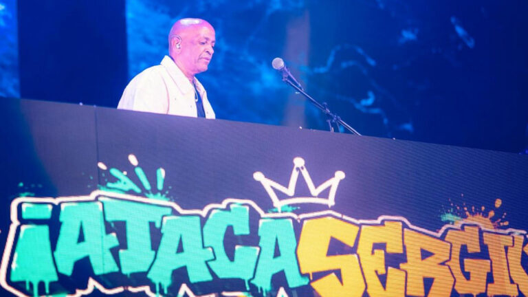 Sergio George celebrates “¡ATACA SERGIO!” with salsa legends at Prudential Center