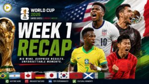 World Cup supporters from multiple nations gathering during the tournament's first week.