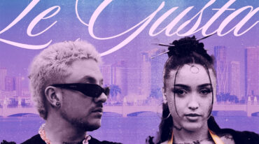 Promotional artwork for Matt Paris and Mariah Angeliq's summer single "Le Gusta."