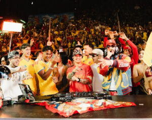 “Ryan Castro and Lamine Yamal together in Medellín, Colombia”; “Lamine Yamal joins Ryan Castro during surprise Medellín celebration”; “Ryan Castro celebrates Mentira release with Lamine Yamal in Medellín”