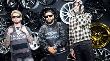 YOVNGCHIMI, DJ Khaled and Dei V together for the HVRACAN music video in New York City