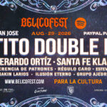 BelicoFest 2026 lineup featuring Tito Double P, Santa Fe Klan and Gerardo Ortiz.
