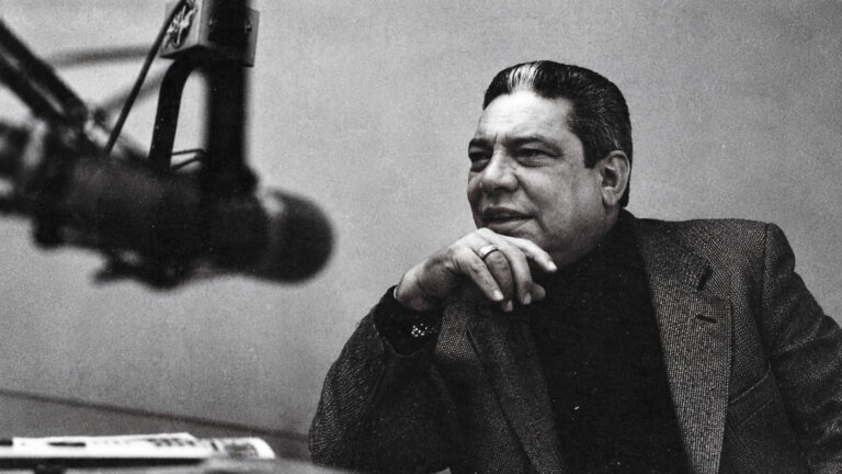 Francis Méndez, legendary Dominican radio broadcaster and host of Señor Bolero.