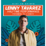 Lenny Tavárez performs during his 8 album era ahead of Miami Dolphins home opener appearance.