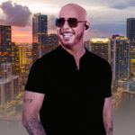 Pitbull onstage during his record-setting 2026 global tour