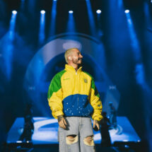J Balvin performs on the Palco Mundo stage at Rock in Rio 2026 in Rio de Janeiro
