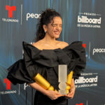 Rosalía attends the 2026 Billboard Latin Music Awards in Miami, where she received the Billboard Hall of Fame Award.