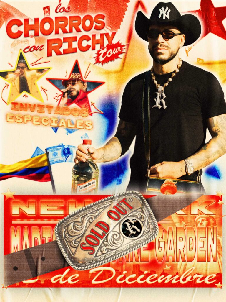 Ryan Castro celebrates sold-out Madison Square Garden show for Los Chorros Con Richy Tour